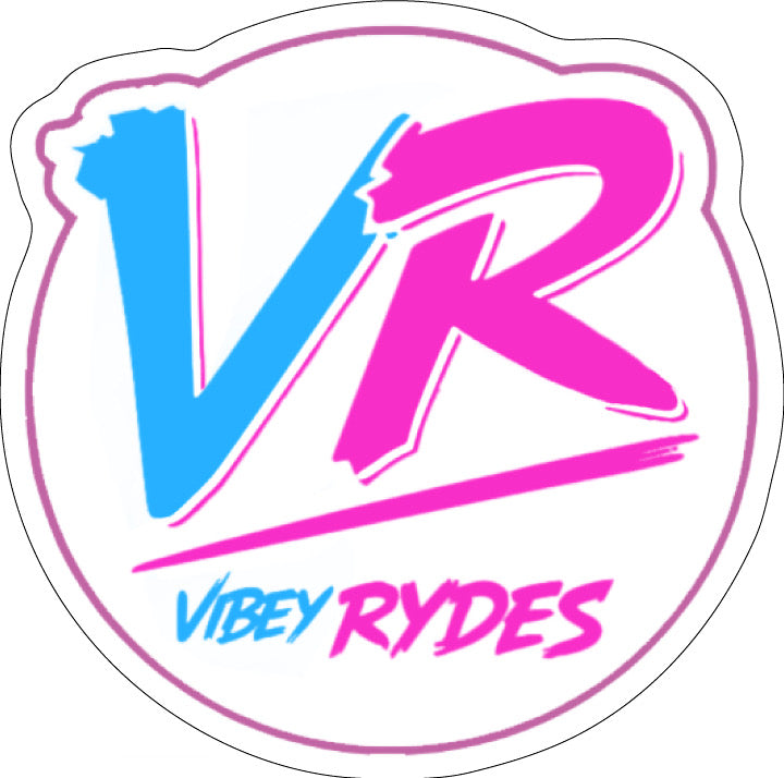 Vibey Rydes 2x2 inch sticker (COMING SOON!!!!)