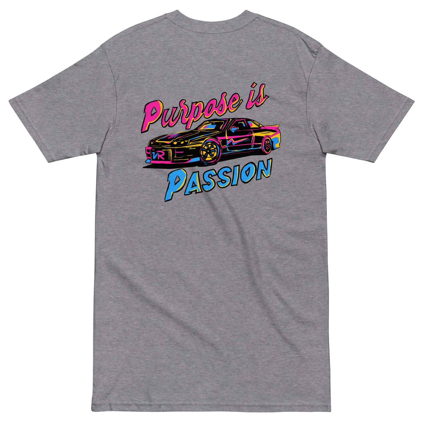 Vibey Rydes - Purpose Is Passion Men’s Premium Heavyweight Tee