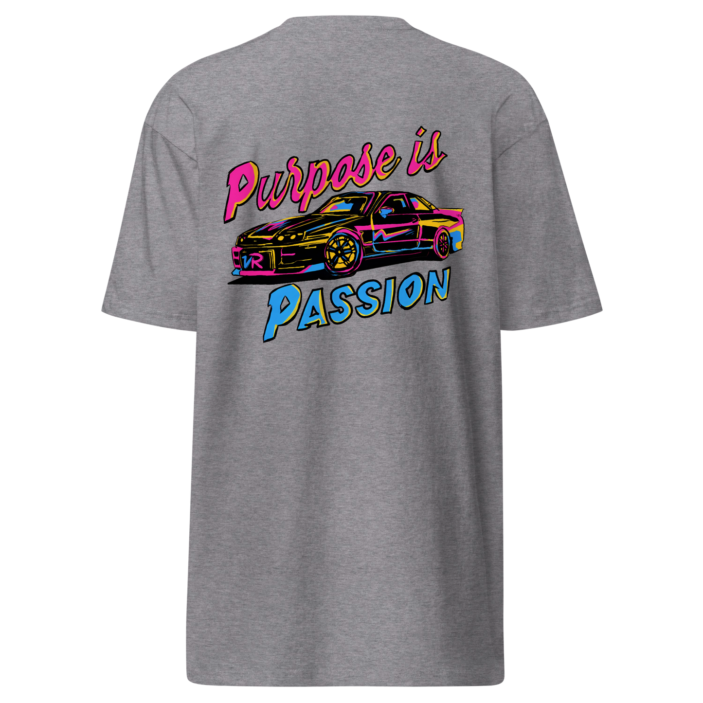 Vibey Rydes - Purpose Is Passion Men’s Premium Heavyweight Tee