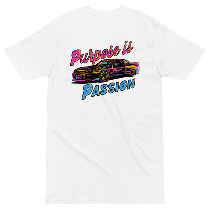 Vibey Rydes - Purpose Is Passion Men’s Premium Heavyweight Tee