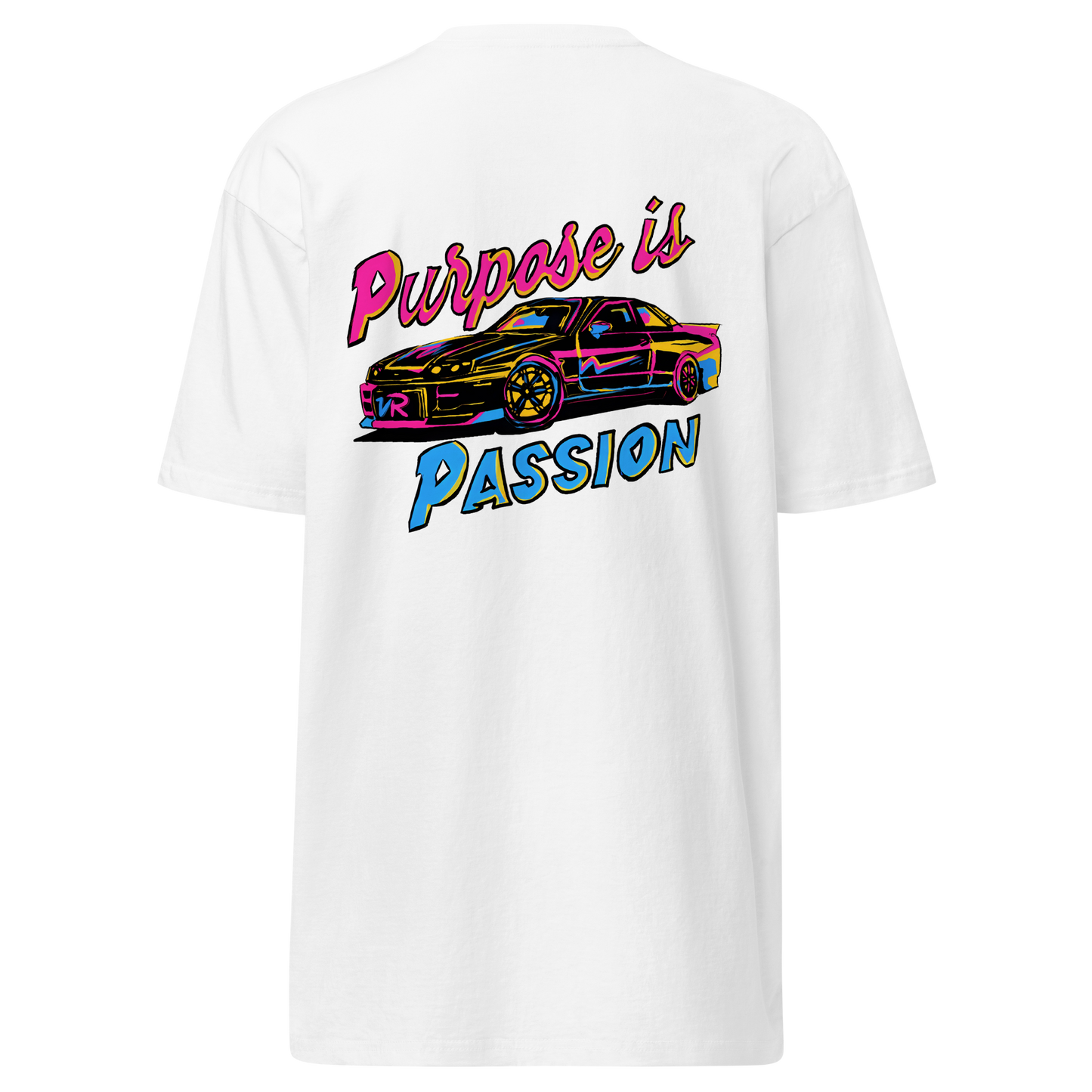 Vibey Rydes - Purpose Is Passion Men’s Premium Heavyweight Tee